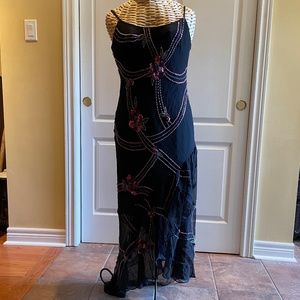 Vintage beaded evening gown
